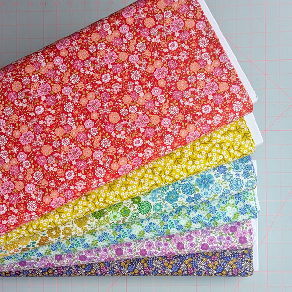Boho Blooms Pretty Purple - 100% cotton - Lewis & Irene - Boho Blooms