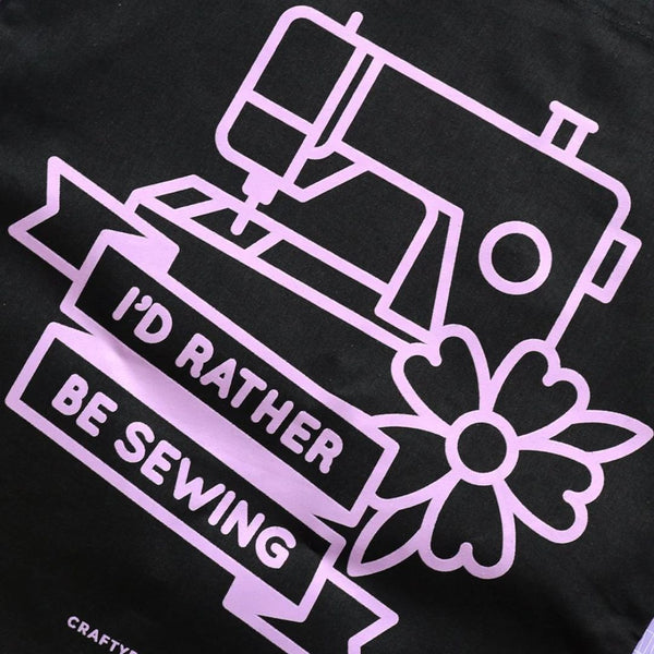 'I'd Rather Be Sewing' Tote Bag