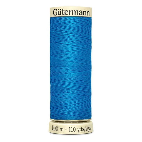 Gutermann Bright Blue Sew All Thread 100m (386)