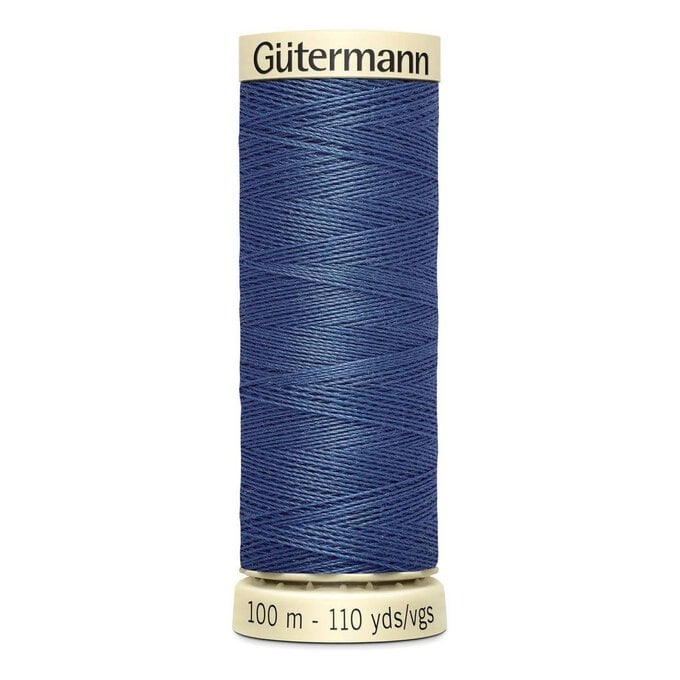 Gutermann Temptress Grey Blue Sew All Thread 100m (68)