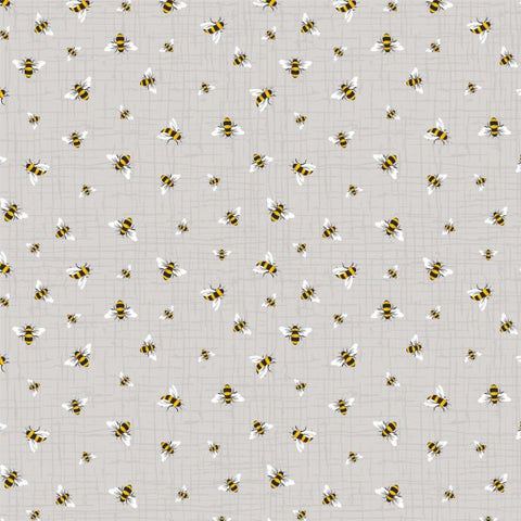 Bees - 100% cotton - Birdsong - Nutex
