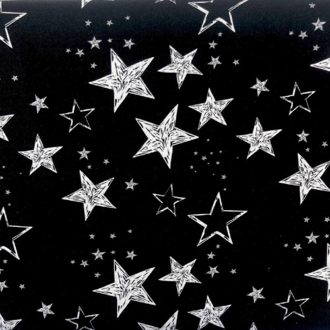 Stars - 100% cotton - Craft Cotton co - Outer space