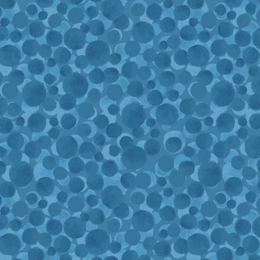 Bumbleberries Cornish Blue - BB016 - 100% cotton - Lewis & Irene - Bumbleberries