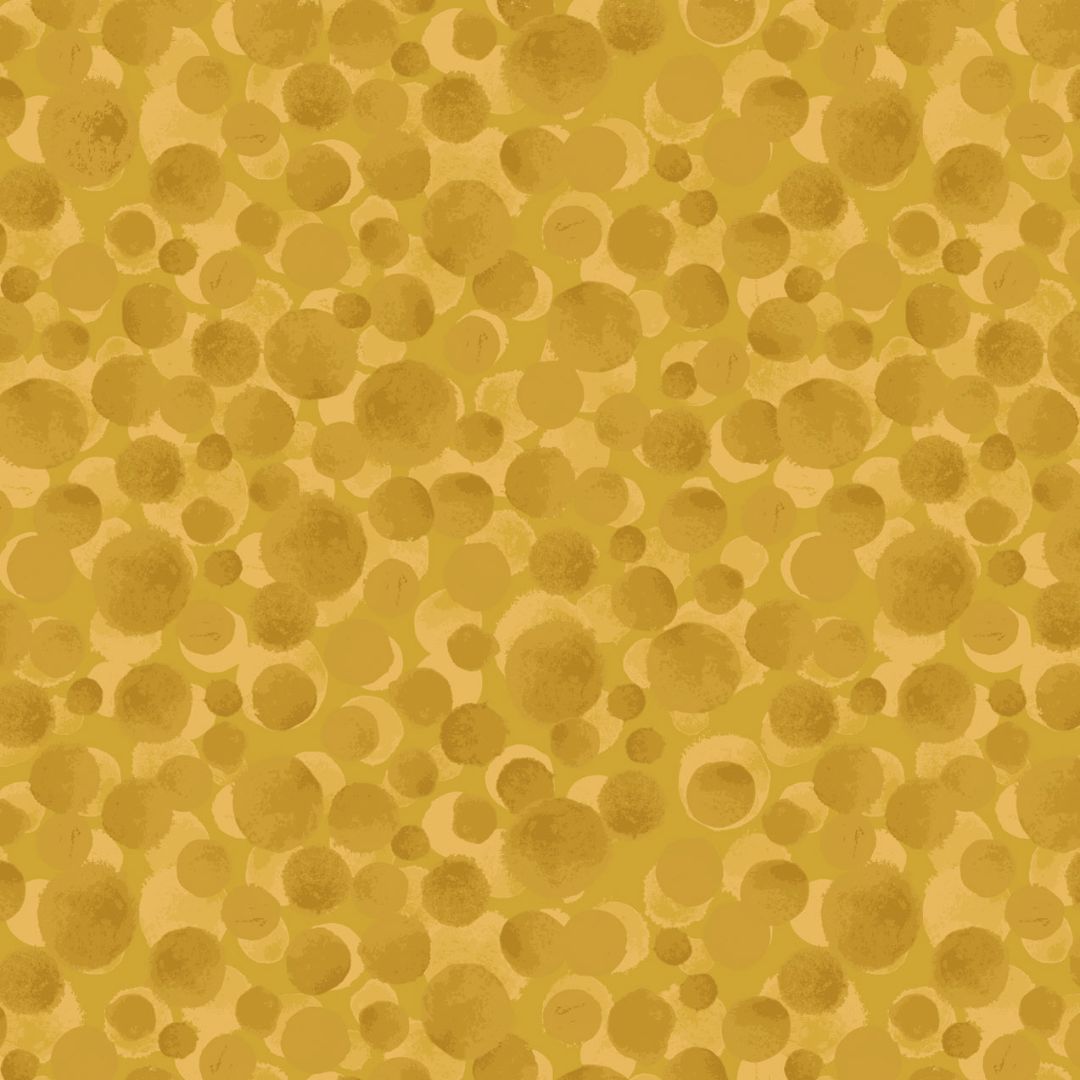 Bumbleberries English Mustard - BB019 - 100% cotton - Lewis & Irene - Bumbleberries