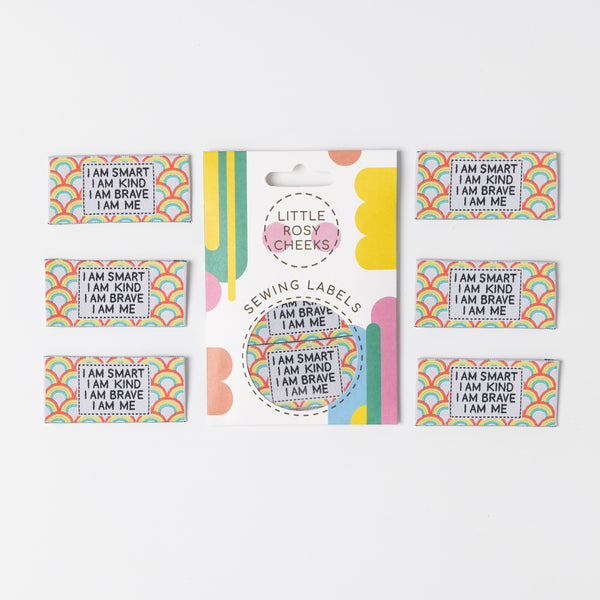 I am me - Pack Of 6 Sewing Labels - Little Rosy Cheeks