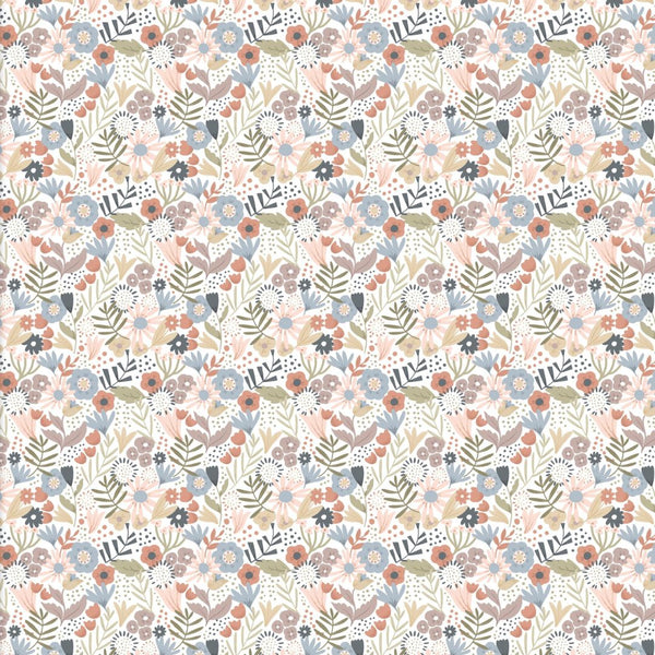 Prairie Floral - 100% cotton - 3 Wishes - Sweet Savanna