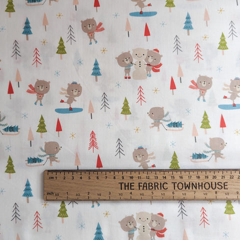 Winter bears - 100% cotton - Dashwood Studio