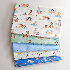 A Dog's Life half metre bundle - 100% cotton - Craft Cotton Co - A Dog's Life by Susan Wheeler