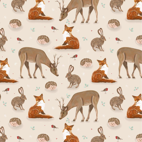 Animals - 100% cotton - Craft Cotton Co - Woodland Animals