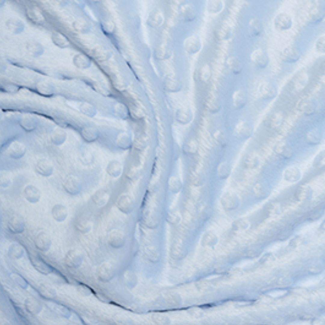 Baby blue dimple fleece