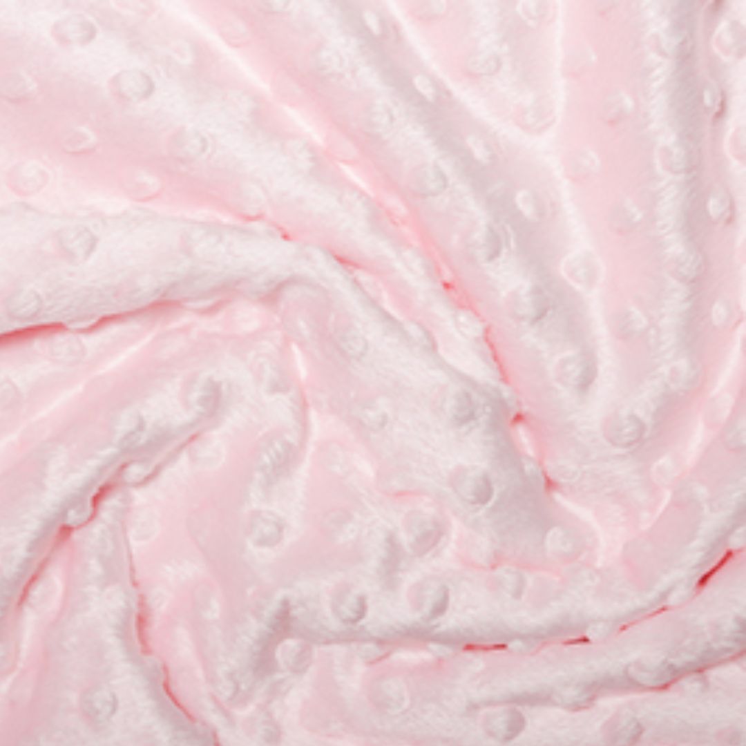 Baby pink dimple fleece