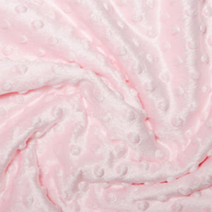 Baby pink dimple fleece