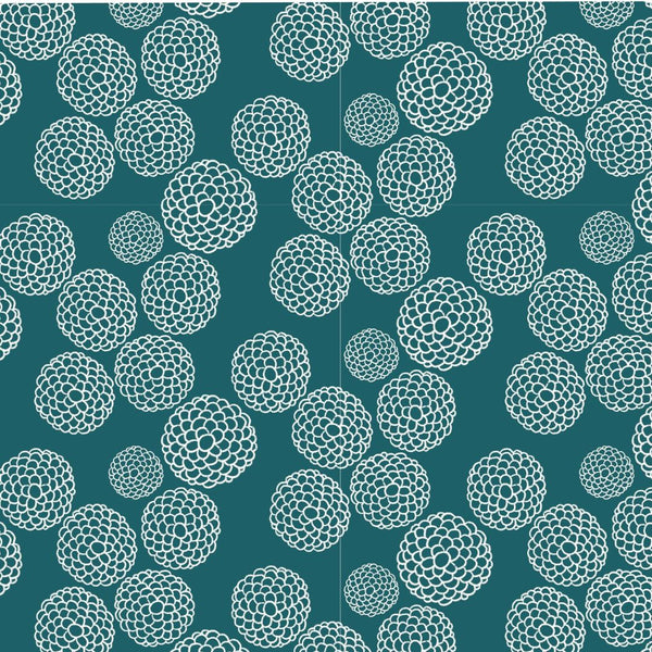 Ball Dahlia Jade - 100% cotton - Craft Cotton Co - Lilycraft Light by Savanna Rawson