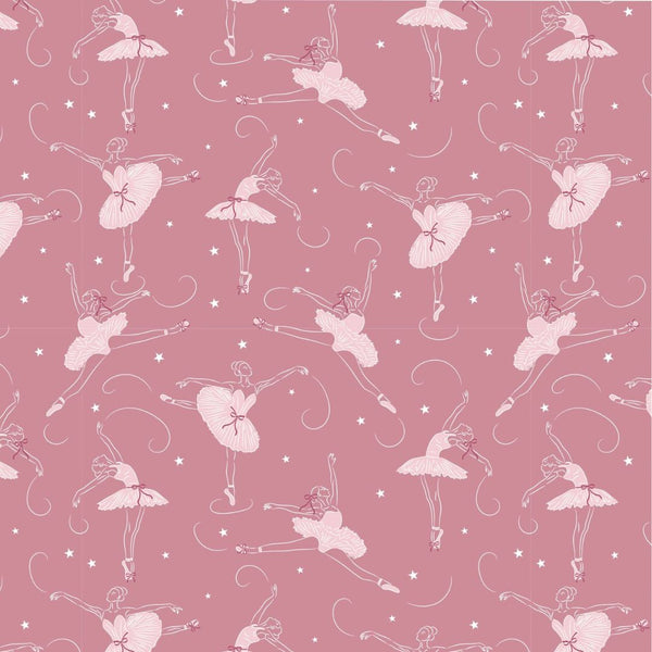 Ballet Dancers - 100% cotton - Craft Cotton Co - Bows & Ballet by The Crafty Pie