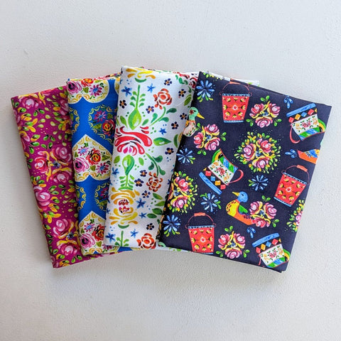 Bohemian Waters metre bundle - 100% organic cotton - Make + Believe - Bohemian Waters by Debbie Shore