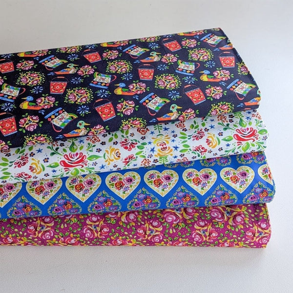 Bohemian Waters metre bundle - 100% organic cotton - Make + Believe - Bohemian Waters by Debbie Shore