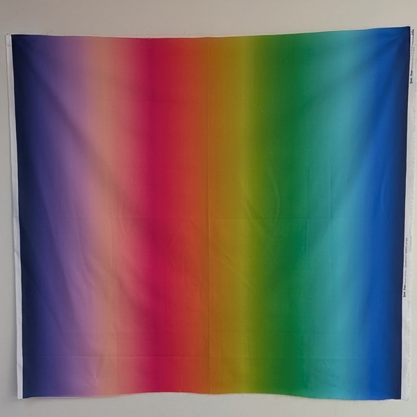 Bright rainbow ombre - 100% cotton - Lewis & Irene - Omnificent Ombres