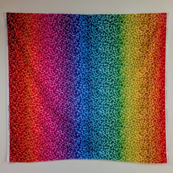 Bumbleberries rainbow ombre - 100% cotton - Lewis & Irene - Omnificent Ombres
