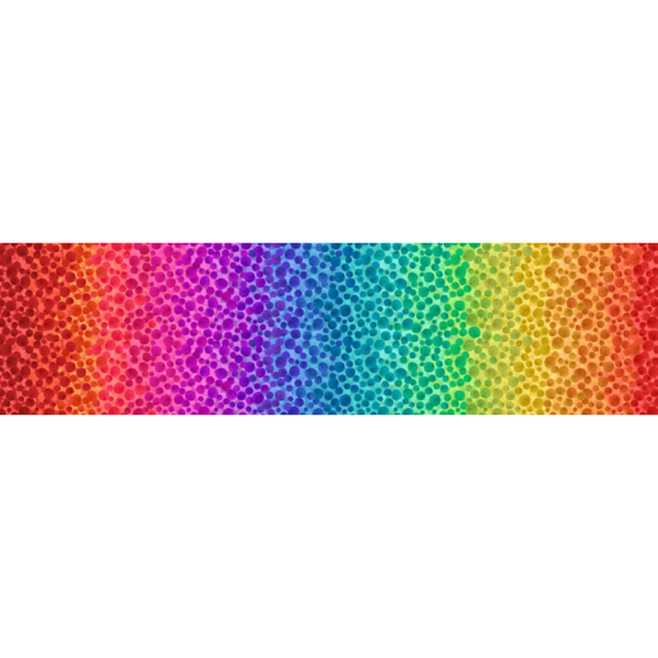 Bumbleberries rainbow ombre - 100% cotton - Lewis & Irene - Omnificent Ombres