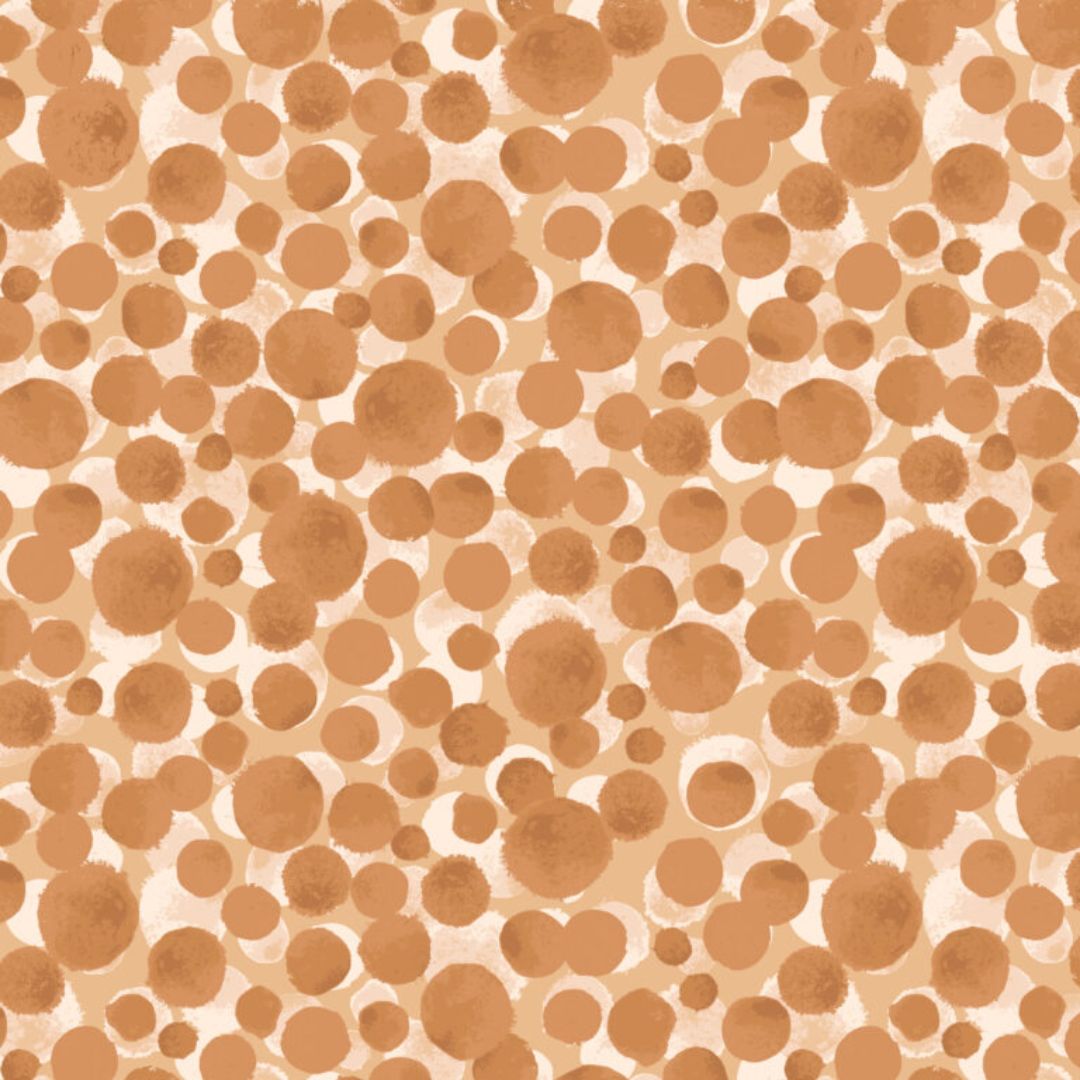 Bumbleberries Cream and Gold - BBS1 - 100% cotton - Lewis & Irene - Bumbleberries Seasonal AW25