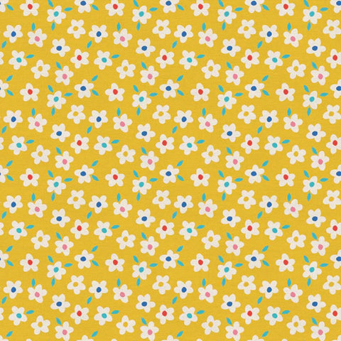 Daisy Flower - 100% cotton - Paintbrush Studio Fabrics - Bee Mine