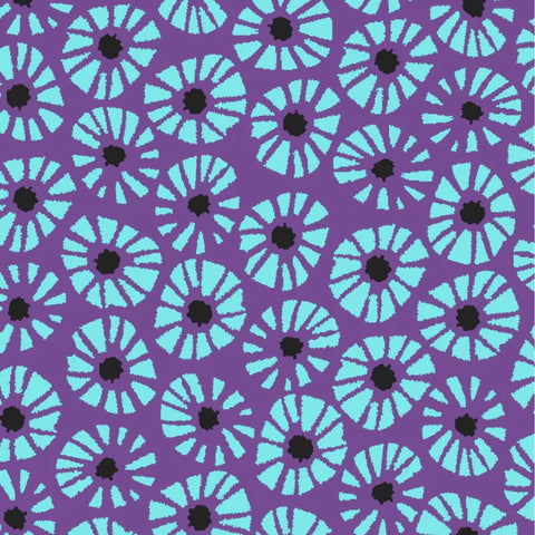 Dials Purple - 100% cotton - Love from Beth