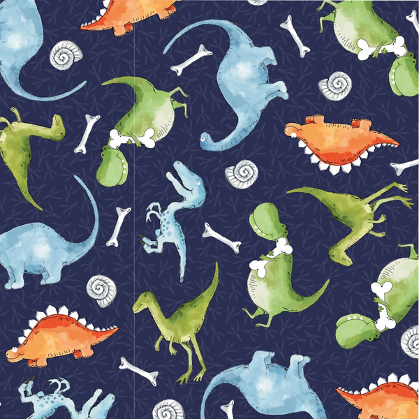 Gentle giants 100% cotton fabric by Susan Wheeler.  