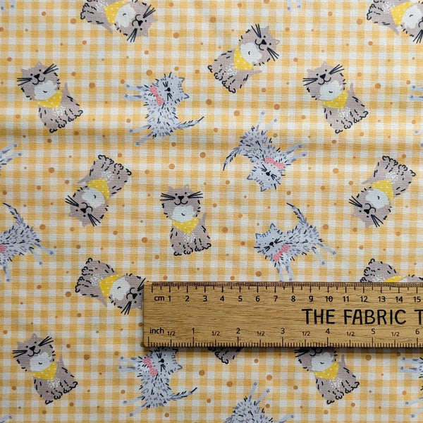 Purrfect Cats half metre bundle - 100% cotton - Craft Cotton Co - Purrfect Cats by Susan Wheeler