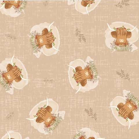 Highland Charm - 100% cotton - Craft Cotton Co - Highland Pastures