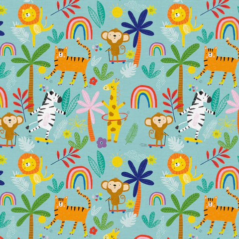 Jungle Fever - 100% cotton - Paintbrush Studio Fabrics - Jungle Love