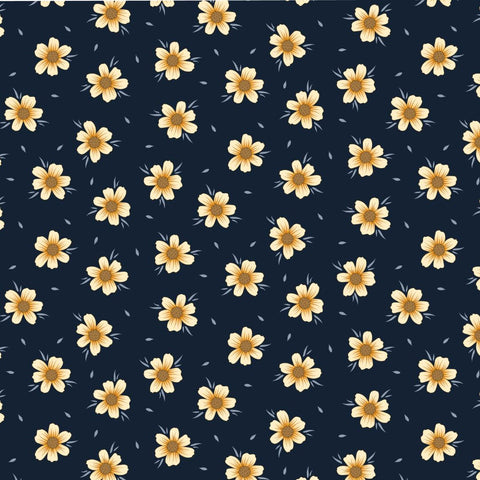 Leaf Burst - 100% cotton - Craft Cotton Co - Golden Sunflowers