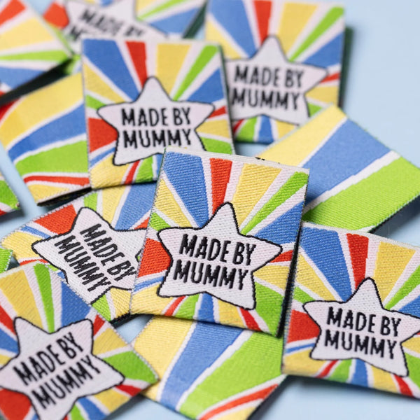 Made by Mummy Star - Pack Of 6 Sewing Labels - Little Rosy Cheeks