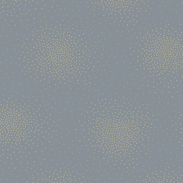 MC Charcoal metallic Spritz by Andover / Makower 100% cotton fabric