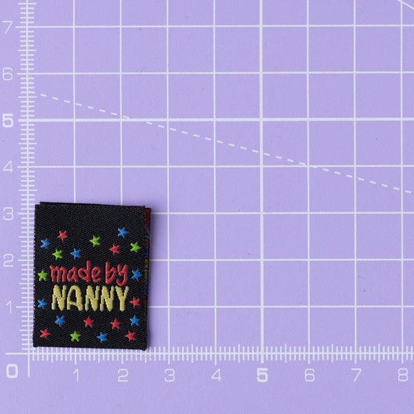 Made by Nanny - Pack Of 6 Sewing Labels - Little Rosy Cheeks