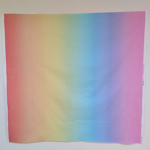 Pastel rainbow ombre - 100% cotton - Lewis & Irene - Omnificent Ombres