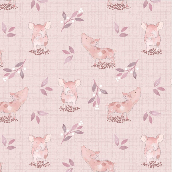 Poppy on the Farm - 100% cotton - Craft Cotton Co - Blackbird Farm by Susan Wheeler