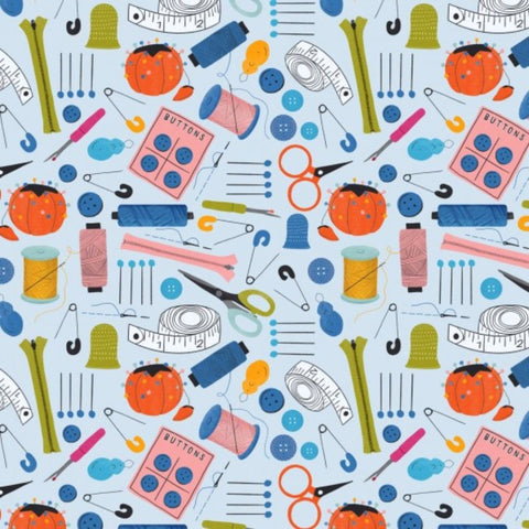 Sewing Bag - 100% cotton - Purrfect Stitches - Nutex