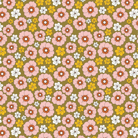 Shady Grove - 100% cotton - Craft Cotton Co - Groovy Floral