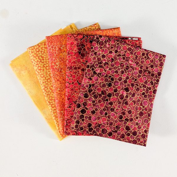 Shimmer Tutti Frutti half metre bundle - 100% cotton - Northcott - Shimmer by Deborah Edwards