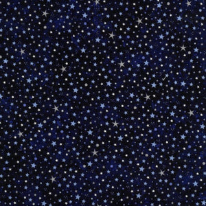 Stars - 100% cotton - Solar System - Nutex