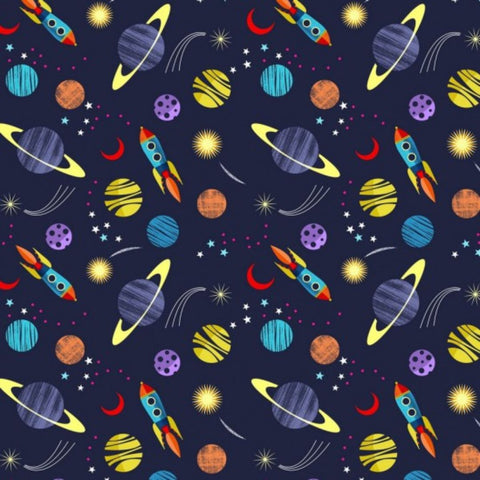 Space explorers all over - 100% cotton - Space Explorers - Nutex