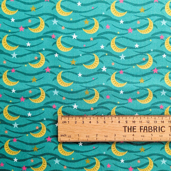 Stars and Moons - 100% cotton - 3 Wishes - Living Wild by Lisa Perry