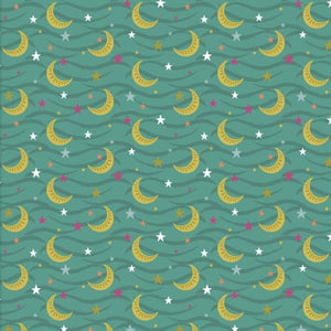 Stars and Moons - 100% cotton - 3 Wishes - Living Wild by Lisa Perry