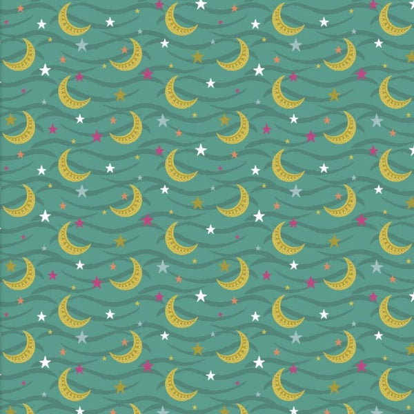 Stars and Moons - 100% cotton - 3 Wishes - Living Wild by Lisa Perry