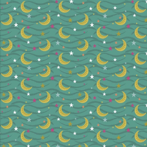 Stars and Moons - 100% cotton - 3 Wishes - Living Wild by Lisa Perry