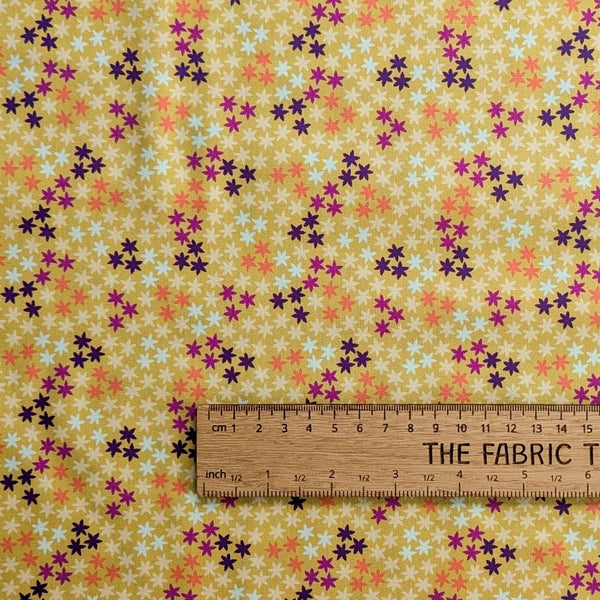 Stars Yellow - 100% cotton - Love from Beth