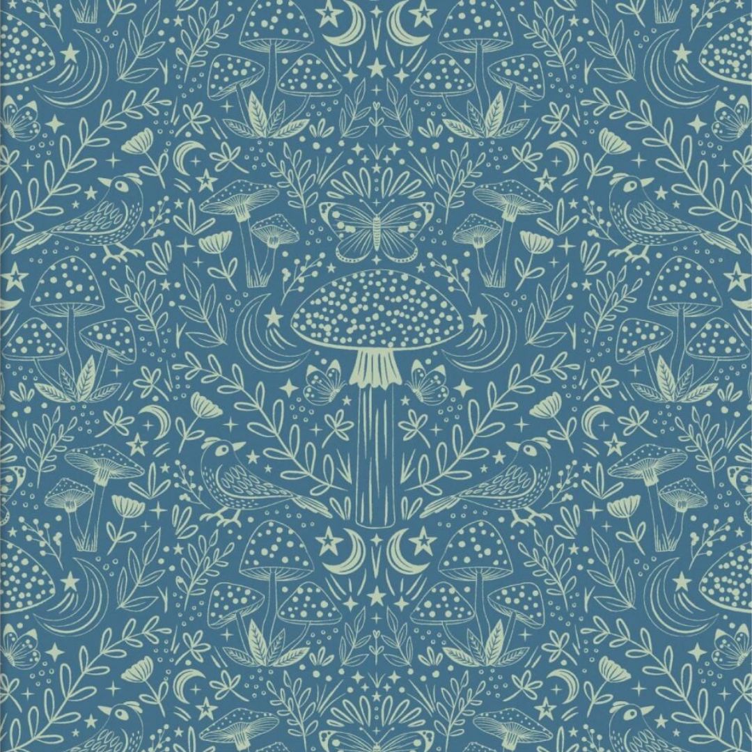 Tonal Timberland - 100% cotton - 3 Wishes - Forest Life by Lisa Perry