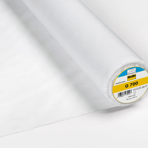 Vilene G700 Woven Interlining Iron-on: Mediumweight