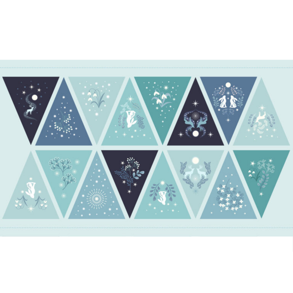 A Winters Moon Table Runner - panel or kit - Lewis and Irene
