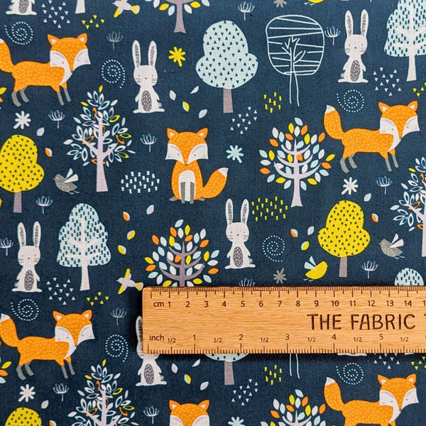 Forest - 100% cotton - Woodland friends - Nutex